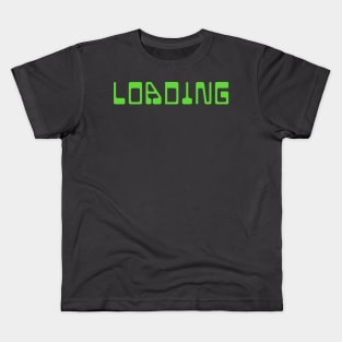 Loading Retro Game Text Kids T-Shirt